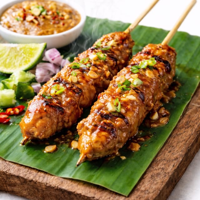 Grilled Chicken Skewers (Sate) 2 pcs.