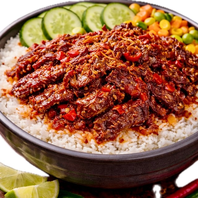 Spicy Beef Balado (Dendeng) 🌶️